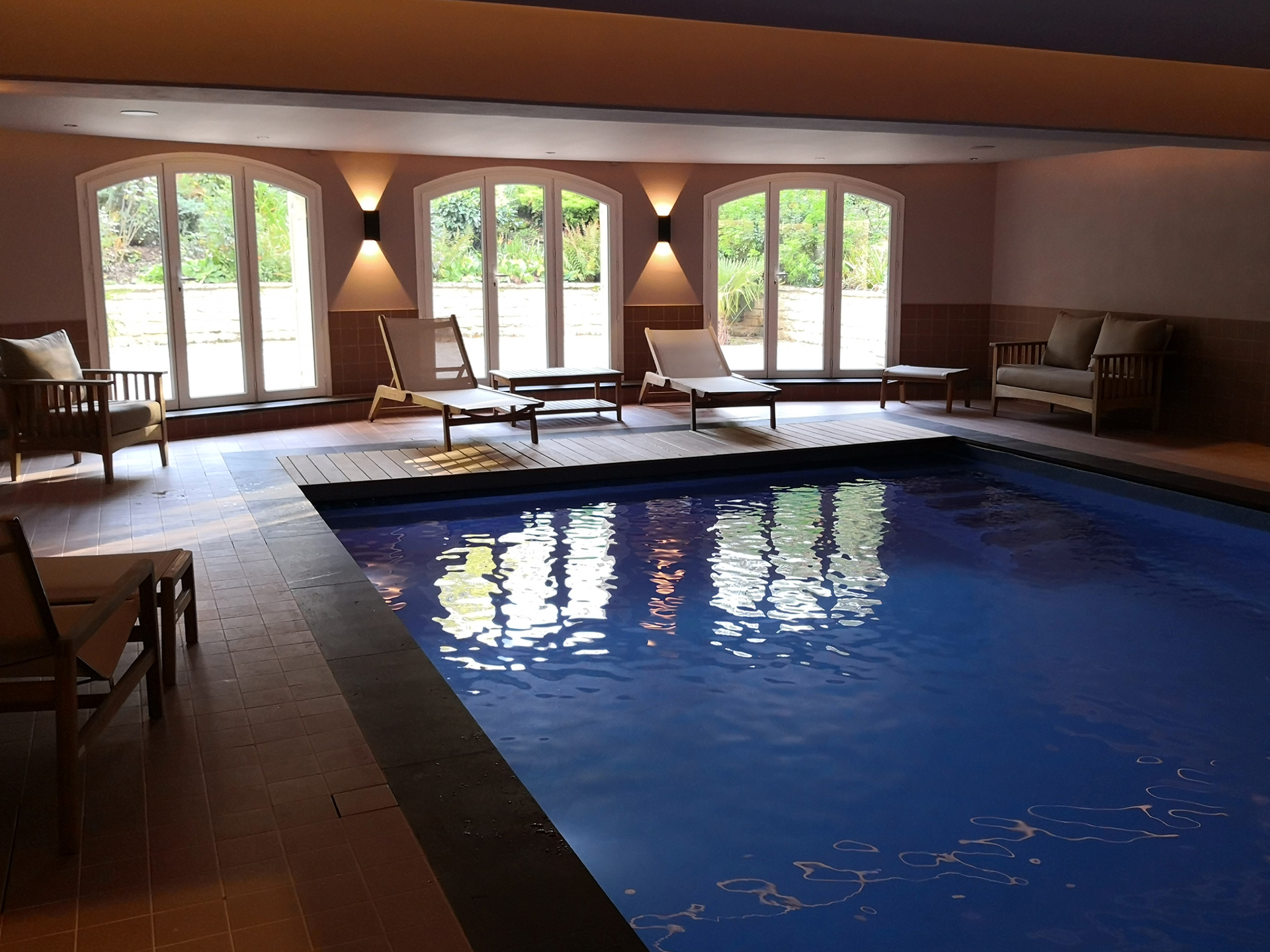 Rénovation d'une piscine intérieure