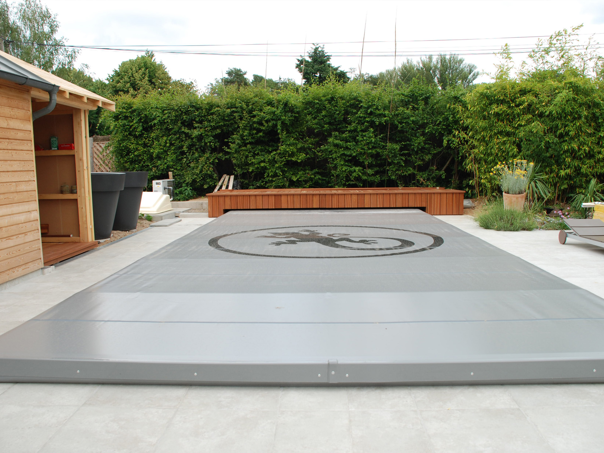 Couverture à barres pour piscine