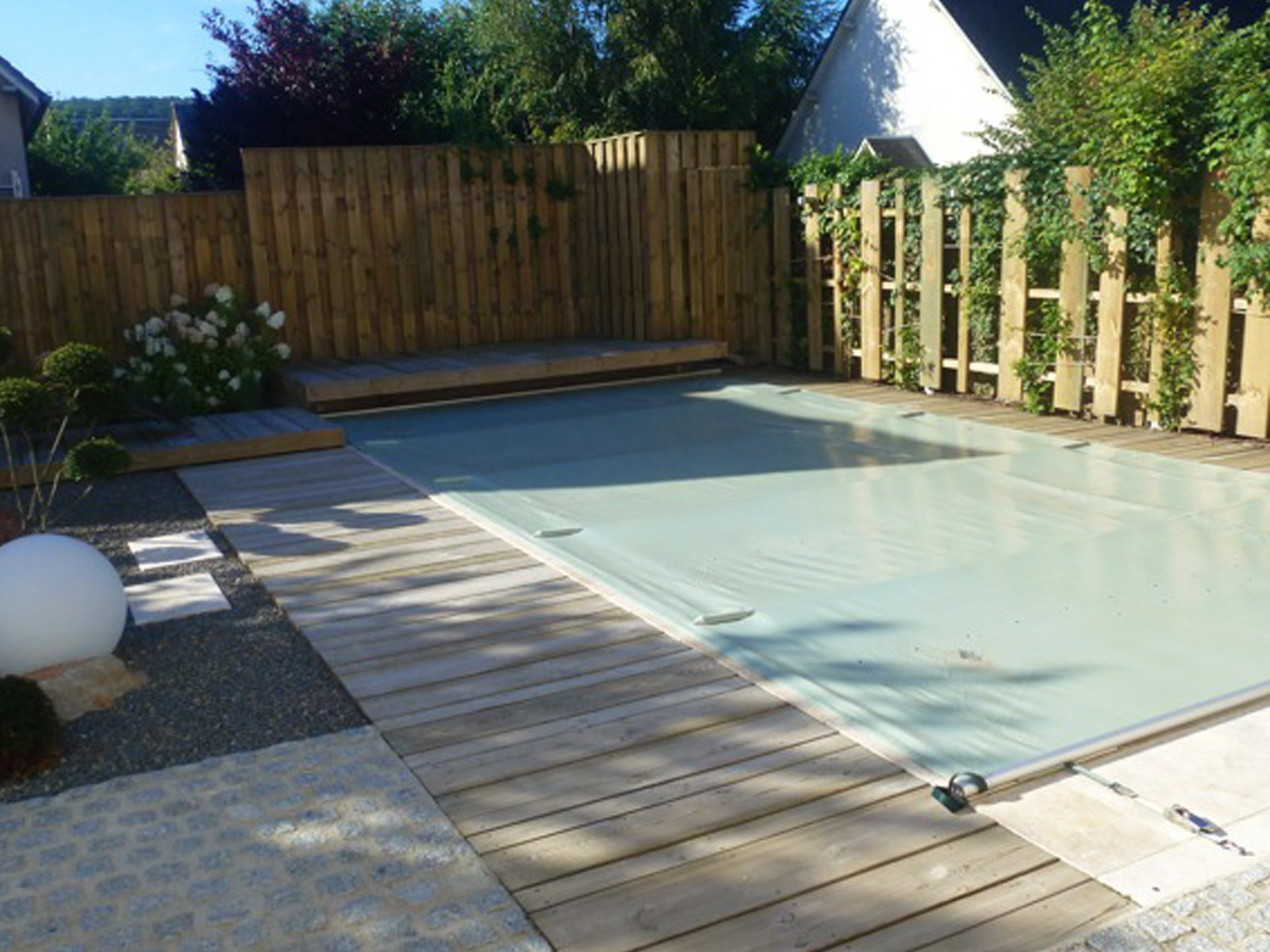 Couverture à barres pour piscine